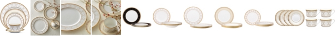 Noritake Trefolio Gold Dinnerware Collection